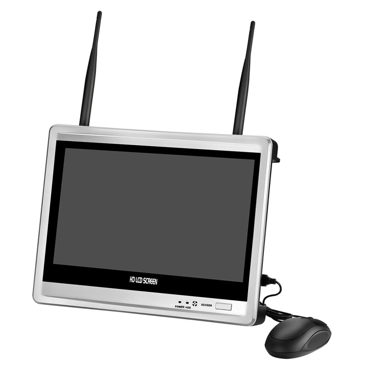 N4B3H2-P12/Kit 1080P Wireless Network Video Recorder Surveillance System Display:12.5 inch