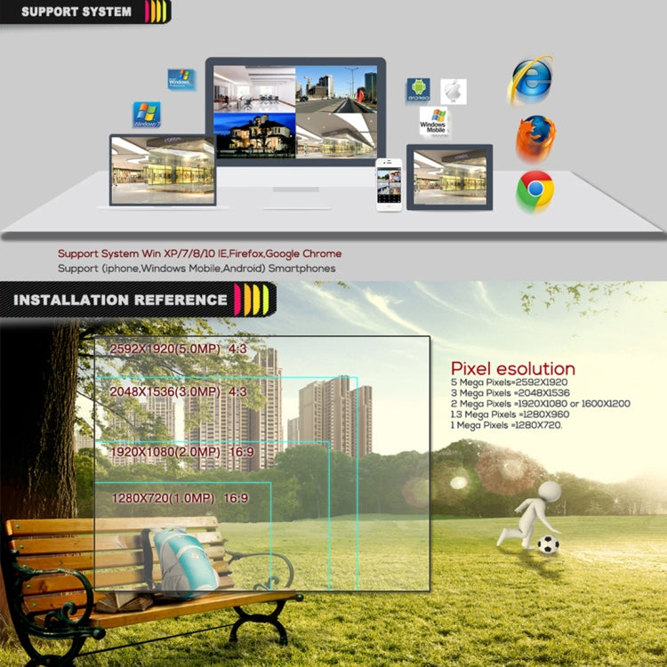 TV-637H2/IP POE H.264++ 2MP(1080P)POE IP Camera Video Surveillance Cameras