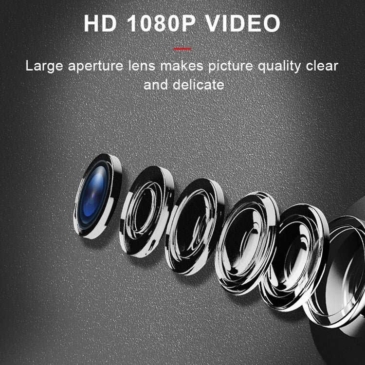 MD25 1080P Wearable Smart HD Camera Wireless Sport Camera, Support Infrared Night Vision / Motion Detection / TF Card