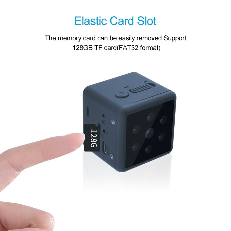 MD25 1080P Wearable Smart HD Camera Wireless Sport Camera, Support Infrared Night Vision / Motion Detection / TF Card