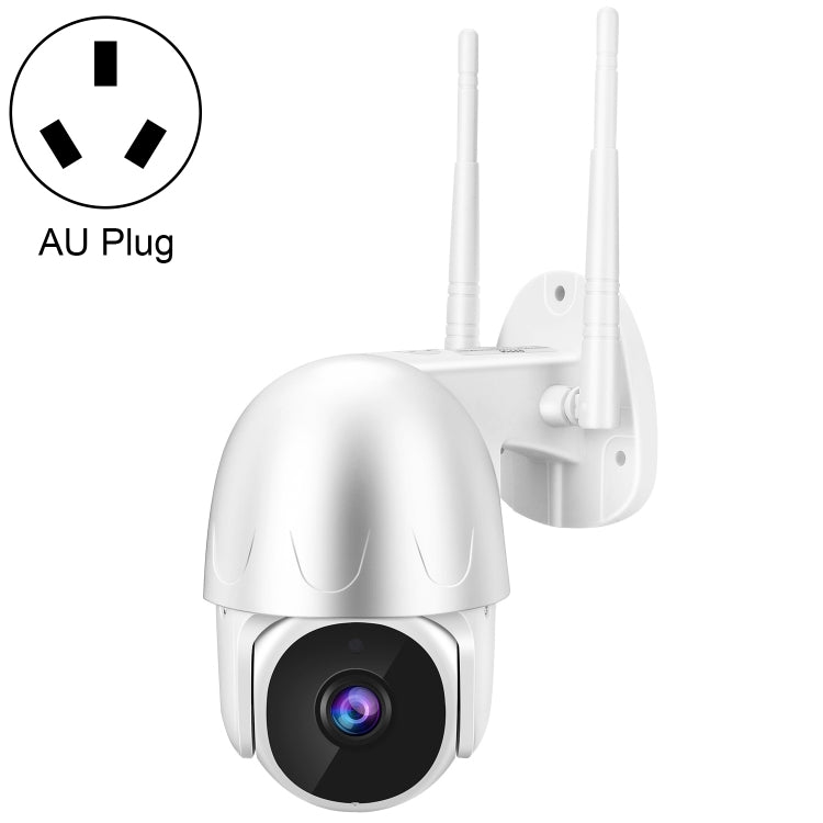 Tuya QX45 1080P Full HD IP65 Waterproof 2.4G Wireless IP Camera, Support Amazon Alexa & Google Home & Motion Detection & Two-way Audio & Night Vision & TF Card, US Plug