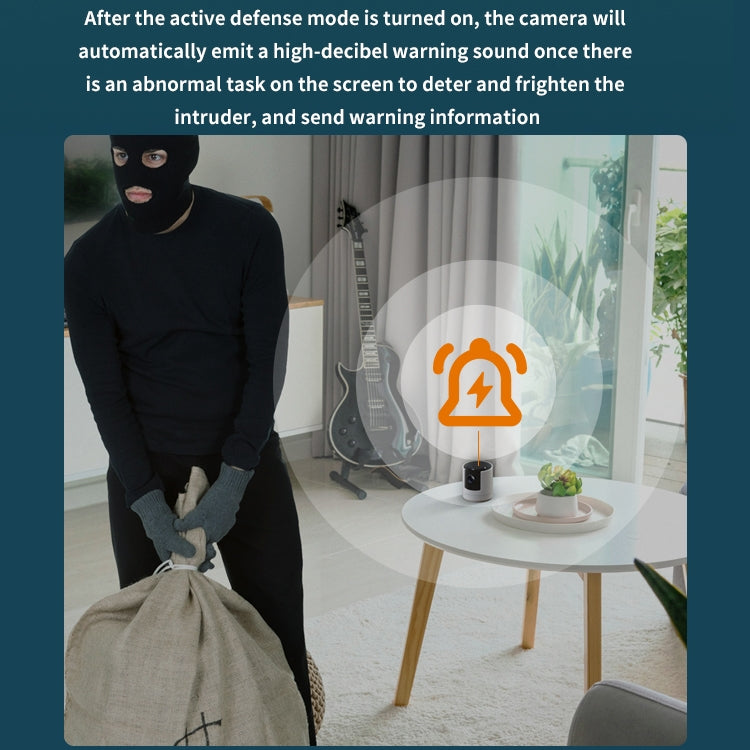 CAMSOY X1 Indoor Full HD 1080P WiFi Two Way Talk Pan and Tilt Camera