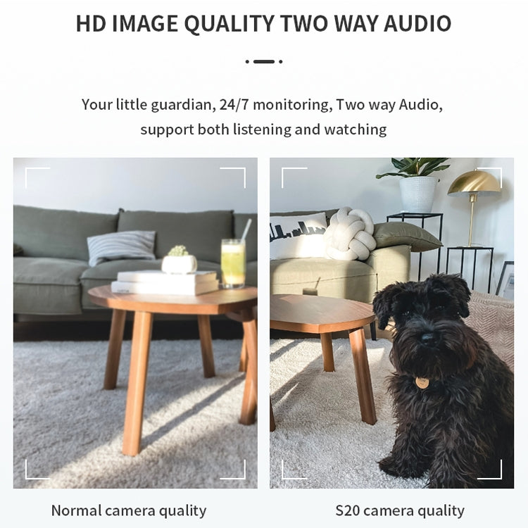 CAMSOY S20 1080P WiFi Wireless Network Action Camera Wide-angle Recorder with Mount