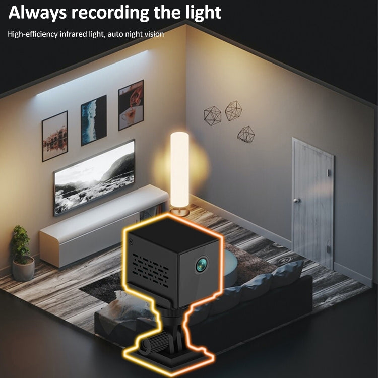 CAMSOY S30 1080P Long Battery Life WiFi Wireless Network Action Camera Wide-angle Recorder with Mount