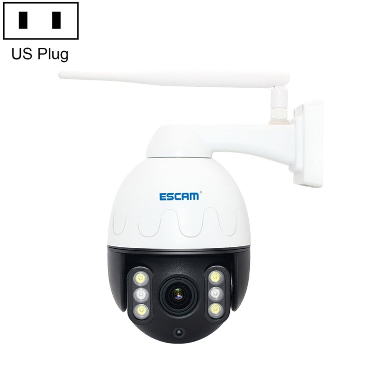 ESCAM Q5068 H.265 5MP Pan / Tilt / 4X Zoom WiFi Waterproof IP Camera, Support ONVIF Two Way Talk & Night Vision, AU Plug