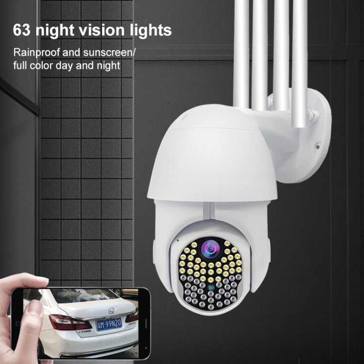 AL-63 2.0 Million Pixels 1080P HD WiFi IP Camera, Support Night Vision & Motion Detection & Two-way Intercom & TF Card, AU Plug