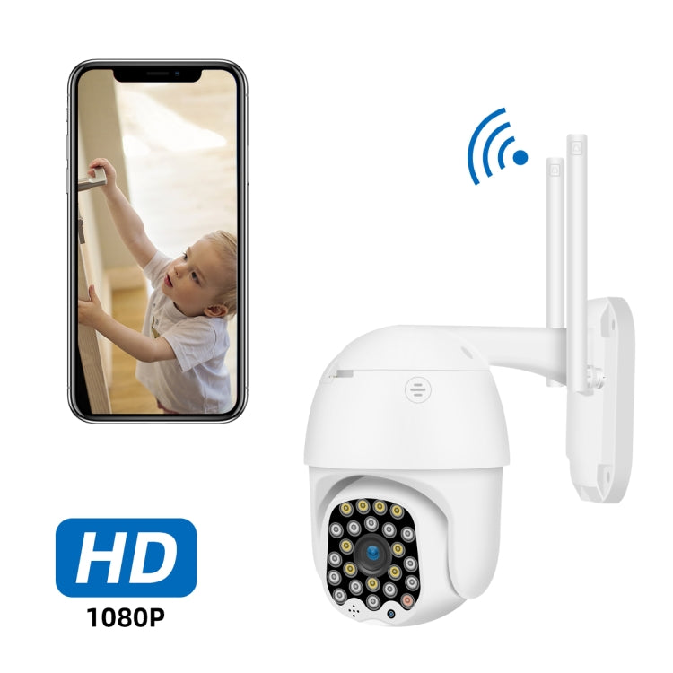 QX18 1080P HD WiFi IP Camera, Support Night Vision & Motion Detection & Two Way Audio & TF Card, AU Plug