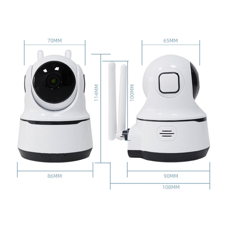 PAF200 2MP 1080P HD Wireless IP Camera, Support Motion Detection & Infrared Night Vision & TF Card