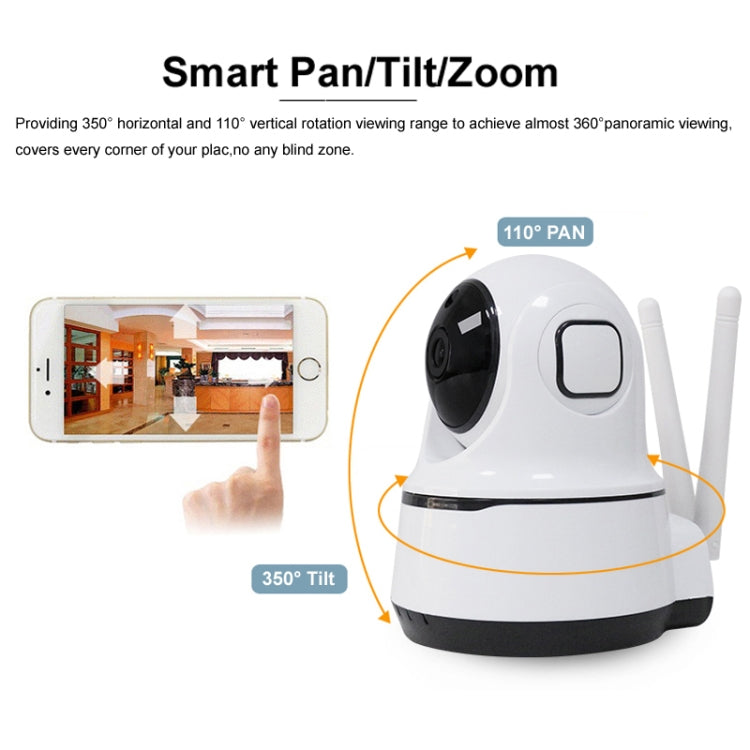 PAF200 2MP 1080P HD Wireless IP Camera, Support Motion Detection & Infrared Night Vision & TF Card