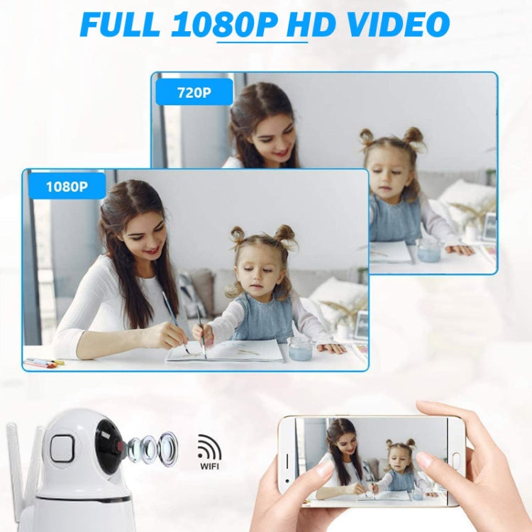 PAF200 2MP 1080P HD Wireless IP Camera, Support Motion Detection & Infrared Night Vision & TF Card