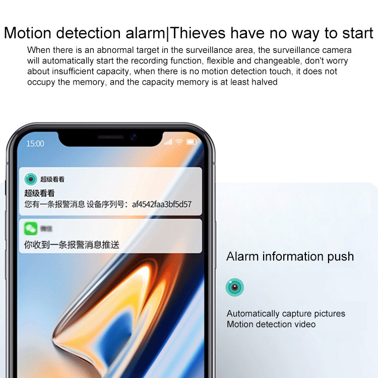 YT46 HD Wireless Indoor Network Shaking Head Camera, Support Motion Detection & Infrared Night Vision & Micro SD Card, AU Plug