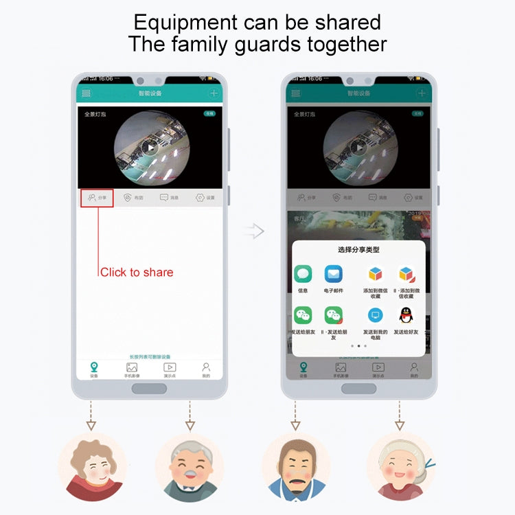 YT46 HD Wireless Indoor Network Shaking Head Camera, Support Motion Detection & Infrared Night Vision & Micro SD Card, AU Plug