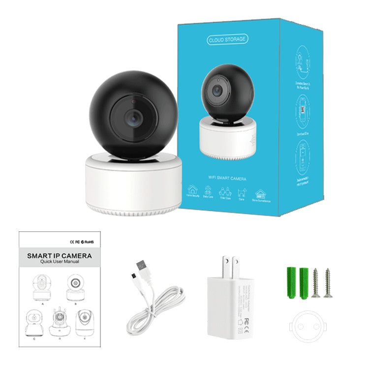YT46 HD Wireless Indoor Network Shaking Head Camera, Support Motion Detection & Infrared Night Vision & Micro SD Card, AU Plug