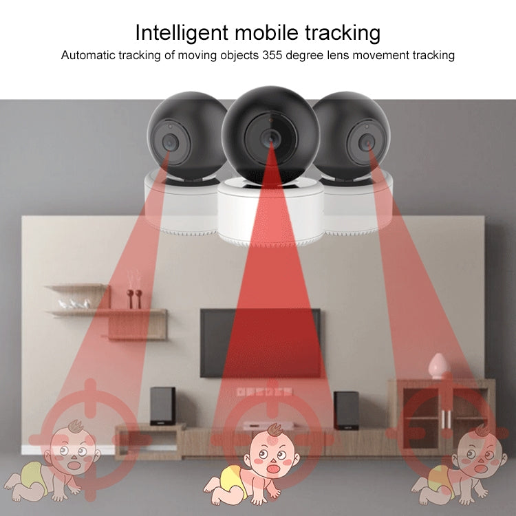 YT46 HD Wireless Indoor Network Shaking Head Camera, Support Motion Detection & Infrared Night Vision & Micro SD Card, AU Plug