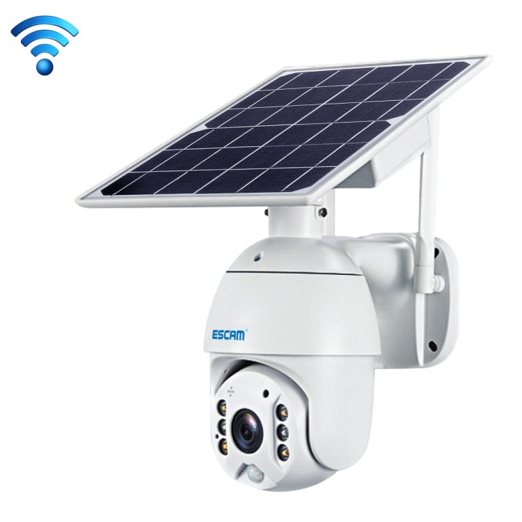 ESCAM QF280 HD 1080P IP66 Waterproof WiFi Solar Panel PT IP Camera without Battery, Support Night Vision / Motion Detection / TF Card / Two Way Audio