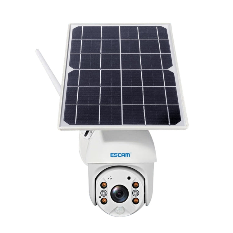 ESCAM QF280 HD 1080P IP66 Waterproof WiFi Solar Panel PT IP Camera with Battery, Support Night Vision / Motion Detection / TF Card / Two Way Audio