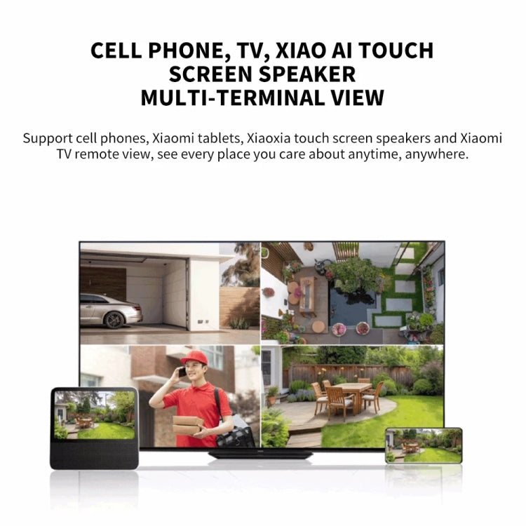 Original Xiaomi CW700S Outdoor Camera 4MP Full Color Night Vision WiFi Camera, US Plug