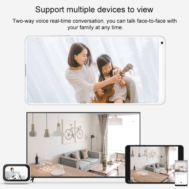 Original Xiaomi 2.4GHz F1.4 Large Aperture 3 Million Pixels Wifi Intelligent Camera PTZ Version 2K, Support Infrared Night Vision & AI Humanoid Detection & Two-way Voice & 32GB Micro SD Card, US Plug