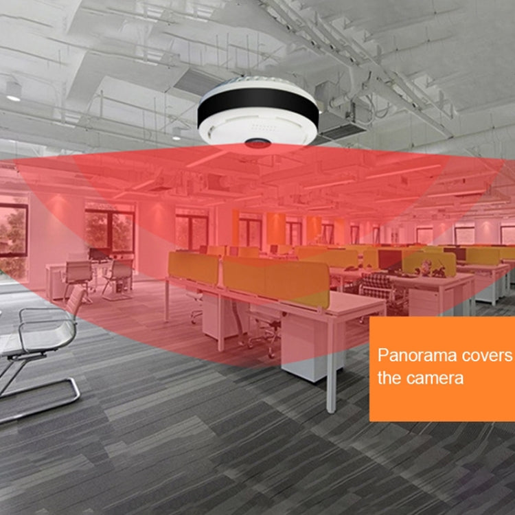 360EyeS EC10-I6 360 Degree HD Network Panoramic Camera with TF Card Slot ,Support Mobile Phones Control