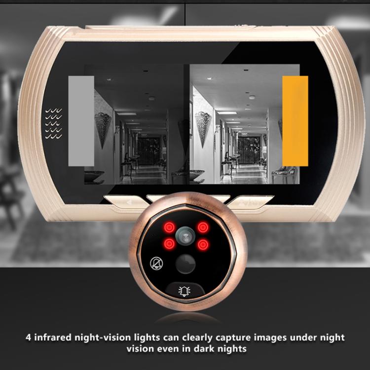45AHD 4.5 inch Motion Detection Camera Video Smart Digital Door Viewer