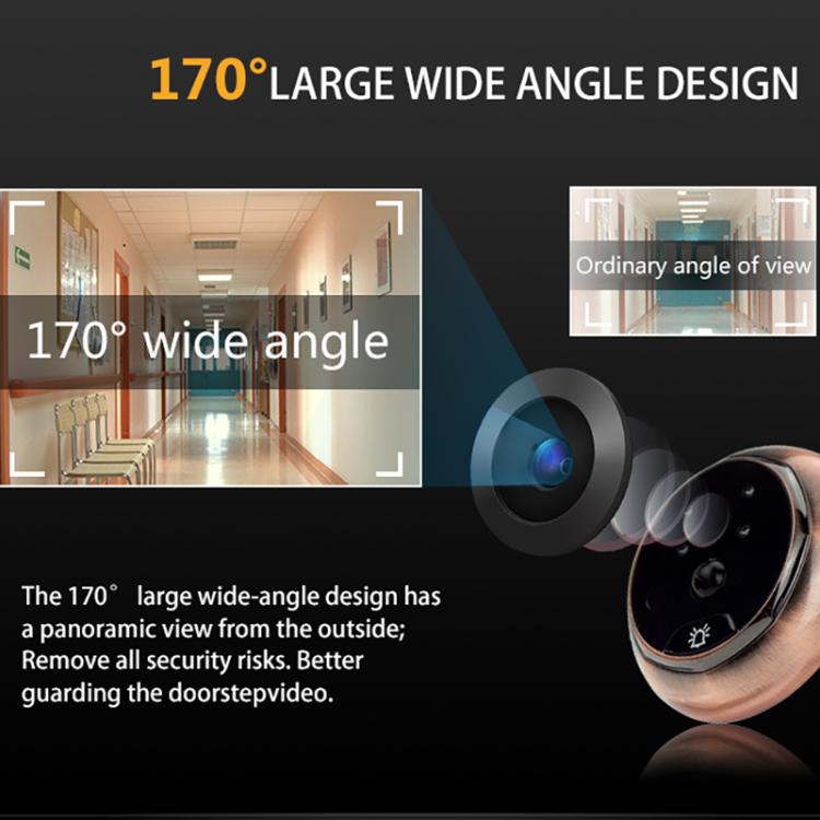 45AHD 4.5 inch Motion Detection Camera Video Smart Digital Door Viewer