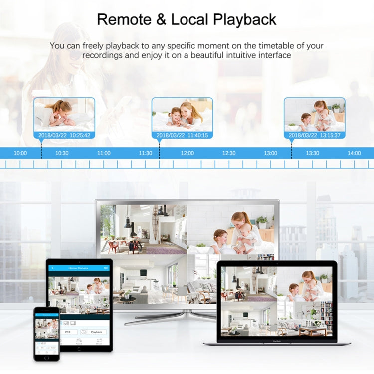 A4B3 / Kit 4CH 1080N Surveillance DVR System and 720P 1.0MP HD Weatherproof CCTV Bullet Camera, Support Infrared Night Vision & P2P & QR Code Scan Remote Access