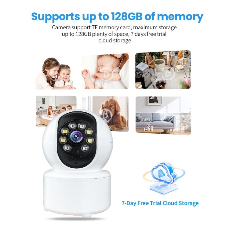 A10 Mini 360 PTZ WiFi Surveillance Camera Smart Home IP Camera  Night Vision Baby Monitor