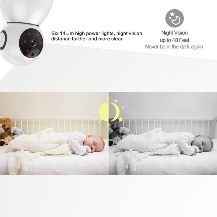 Anpwoo Snowman 1080P HD WiFi IP Camera, Support Motion Detection & Infrared Night Vision & TF Card(Max 64GB)