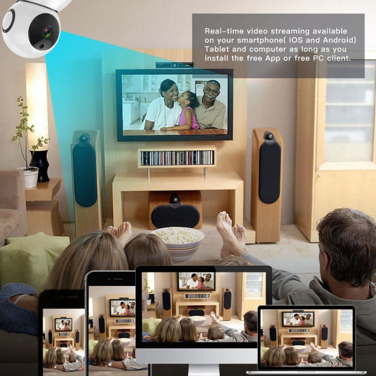 Anpwoo Snowman 1080P HD WiFi IP Camera, Support Motion Detection & Infrared Night Vision & TF Card(Max 64GB)