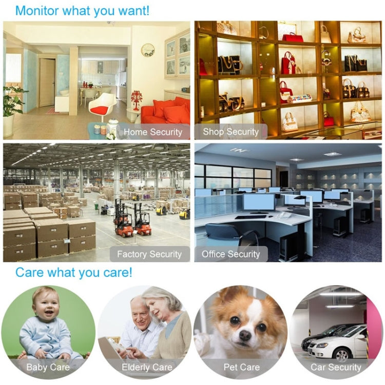 Anpwoo Snowman 1080P HD WiFi IP Camera, Support Motion Detection & Infrared Night Vision & TF Card(Max 64GB)