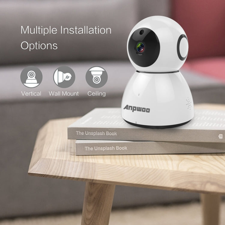 Anpwoo Snowman 1080P HD WiFi IP Camera, Support Motion Detection & Infrared Night Vision & TF Card(Max 64GB)