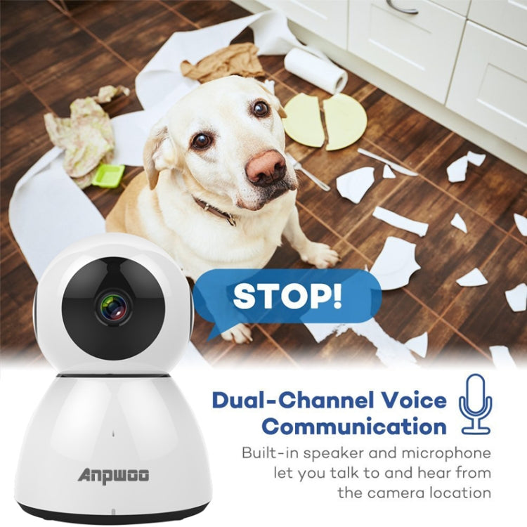 Anpwoo Snowman 1080P HD WiFi IP Camera, Support Motion Detection & Infrared Night Vision & TF Card(Max 64GB)