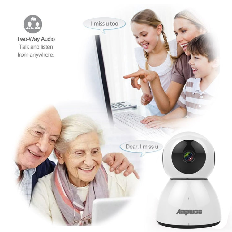 Anpwoo Snowman 1080P HD WiFi IP Camera, Support Motion Detection & Infrared Night Vision & TF Card(Max 64GB)