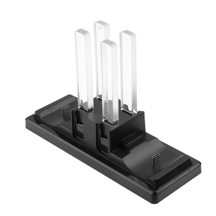 6 in 1 USB Charging Dock Station Stand / Controller Support  Charger with LED Indication  for Nintend Switch & Joy-Con & Pro Controller