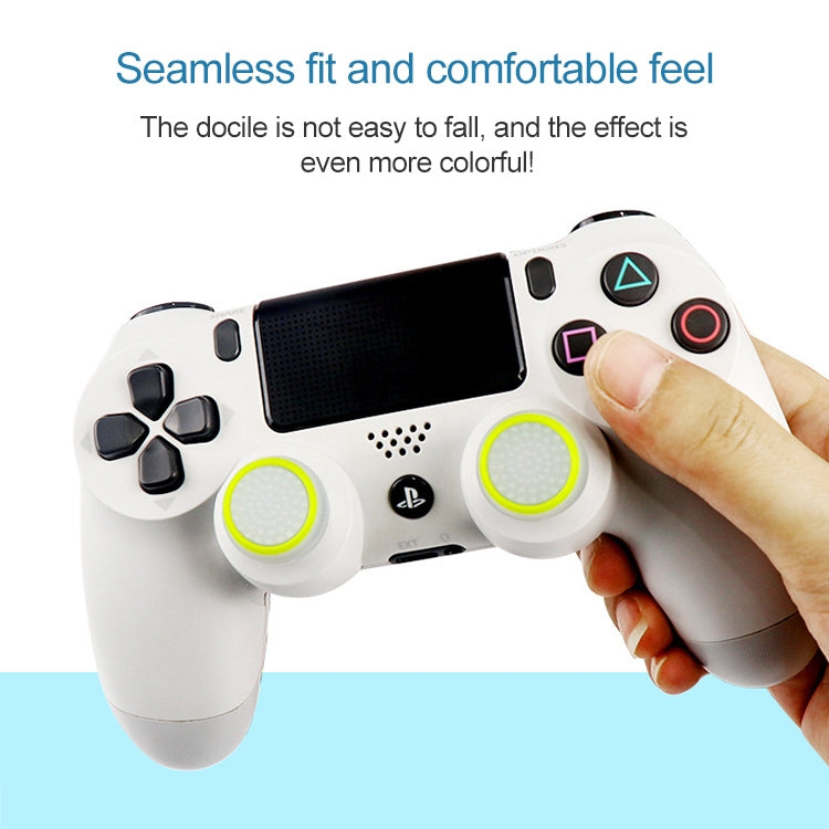 20 PCS Luminous Silicone Protective Cover for PS4 / PS3 / PS2 / XBOX360 / XBOXONE / WIIU Gamepad Joystick