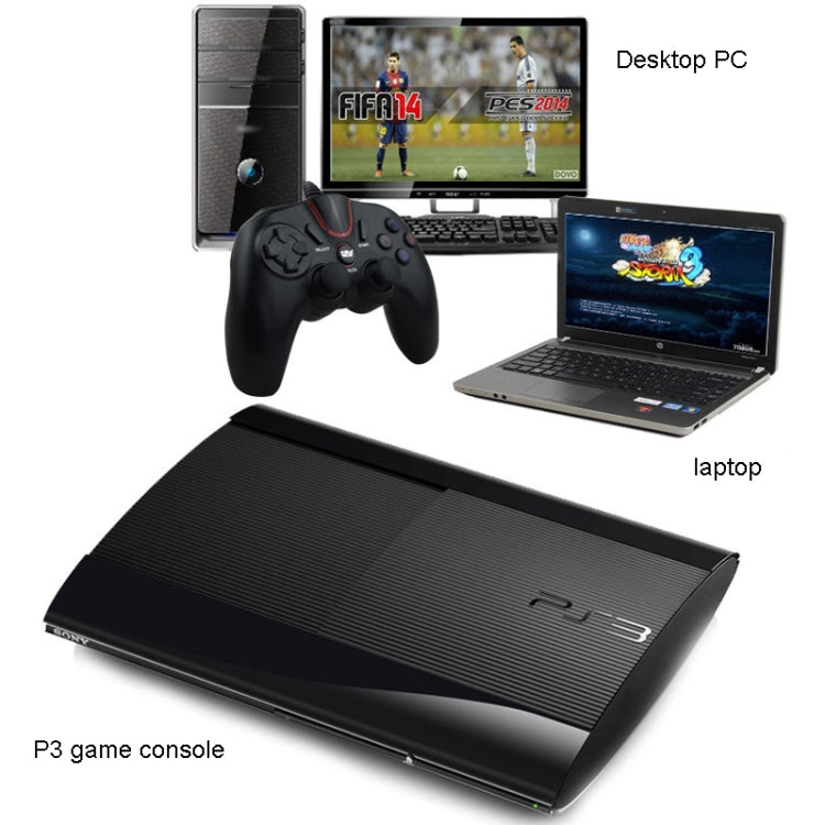 Wired Game Controller Gamepad Handle for PS3 / Compute