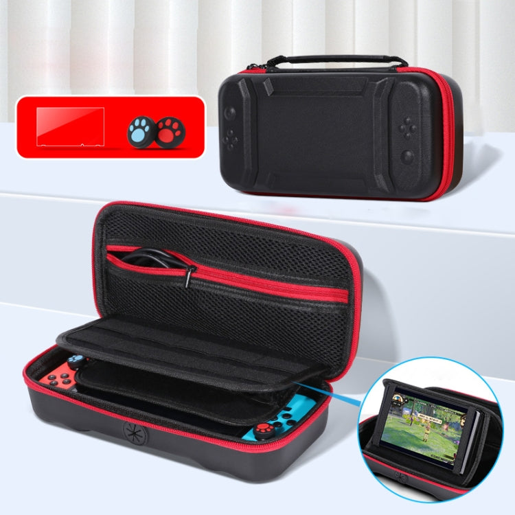 Portable EVA Storage Bag Protective Case Handbag with Holder Function for Nintendo Switch Console, Size: 26x12.5x7cm