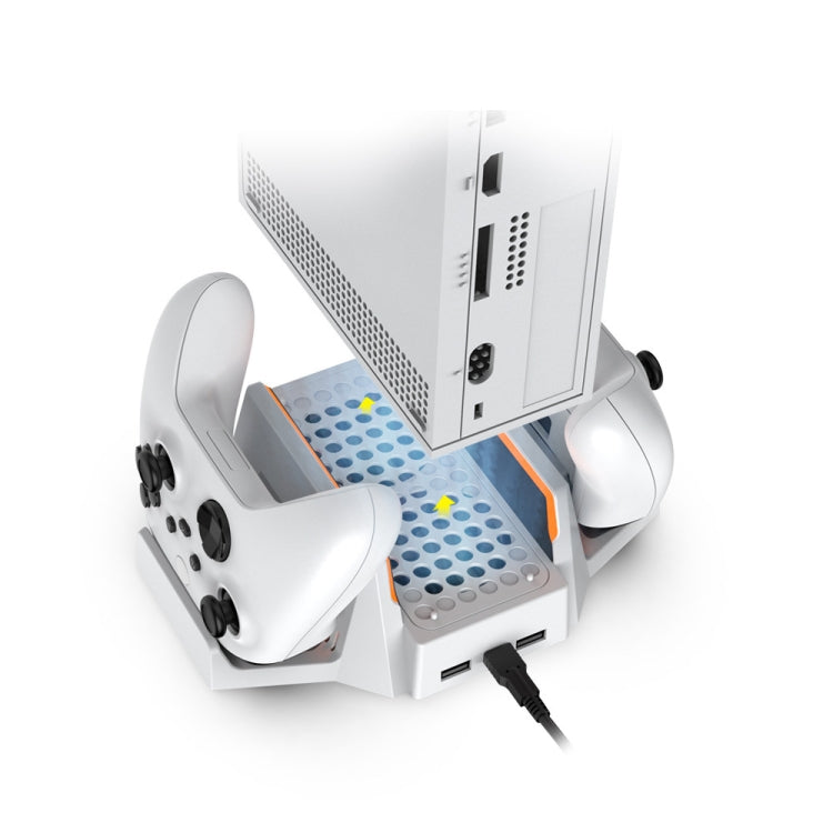 DOBE TYX-0663 Multi-function Cooling Base with Dual Battery Handle Charger For XBOX Series S