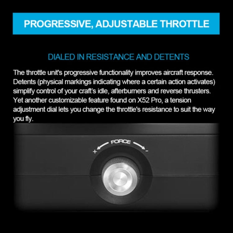 Logitech G Saitek X52 Pro Flight Control Game Throttle Joystick Handle Controller