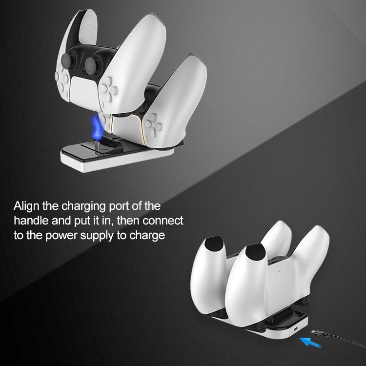 iPlay  HBP-275 Dual Charging Stand Handle Charger Charging Dock Base Station for PS5