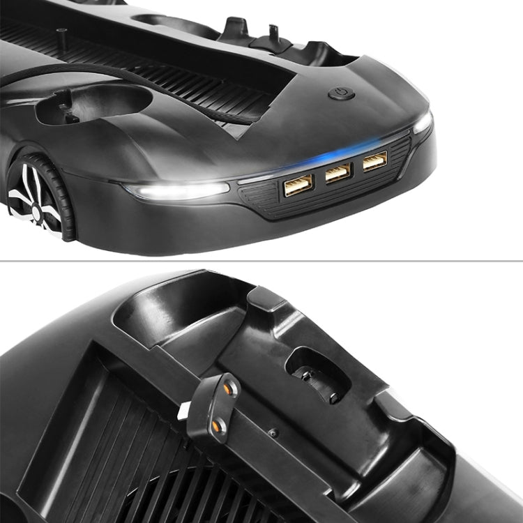 Multi-function Host Machine Dissipate Heat Charging Base Holder for PS4 Pro / Slim