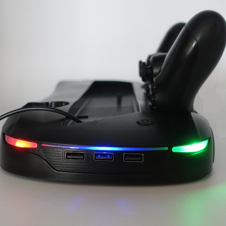Multi-function Host Machine Dissipate Heat Charging Base Holder for PS4 Pro / Slim