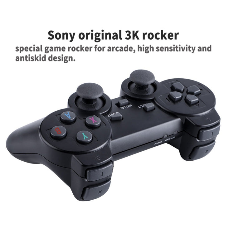 PS3000 32GB 4K Retro Game Stick with 2 Wireless Gamepads 3000+ Games Pre-installed