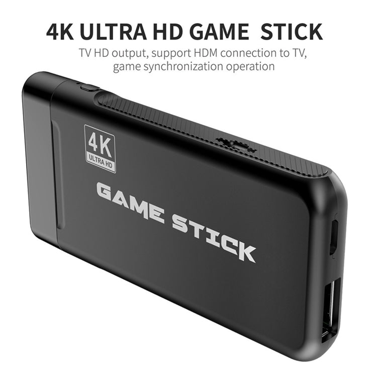 PS3000 32GB 4K Retro Game Stick with 2 Wireless Gamepads 3000+ Games Pre-installed