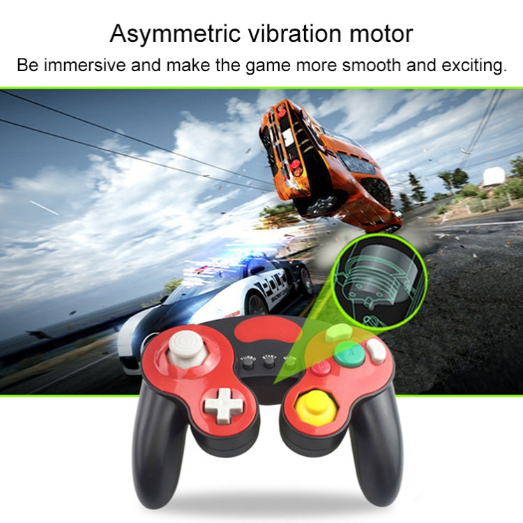 Three-point Decorative Strip Wired Game Handle Controller for Nintendo NGC