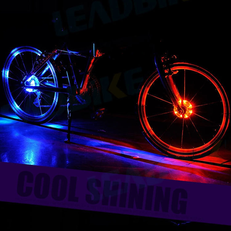 A108 Bicycle Decor Waterproof Flower Drum Lamp Dazzle Warning Lamp, Size: 9.5*1.7cm