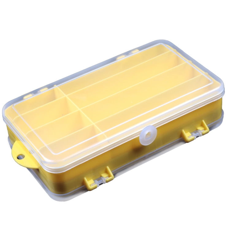 Portable Outdoor Lure Box Transparent Plastic Double-sided Storage Box, Size: 18 x 10 x 5cm