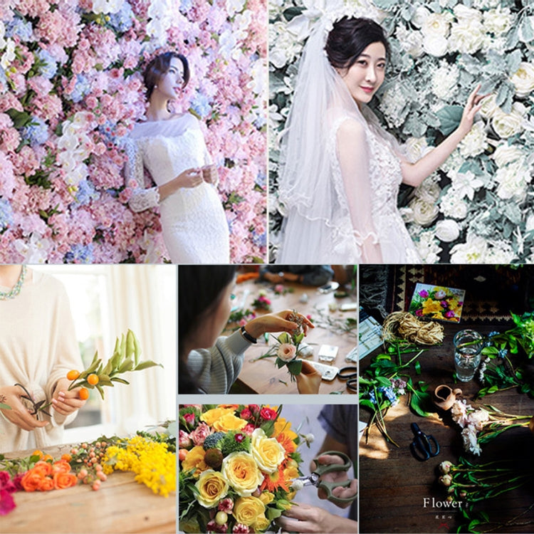 Blooming Rose Peony Hydrangea Artificial Encryption Flower DIY Wedding Wall Decoration Photo Background, Size: 60cm x 40cm