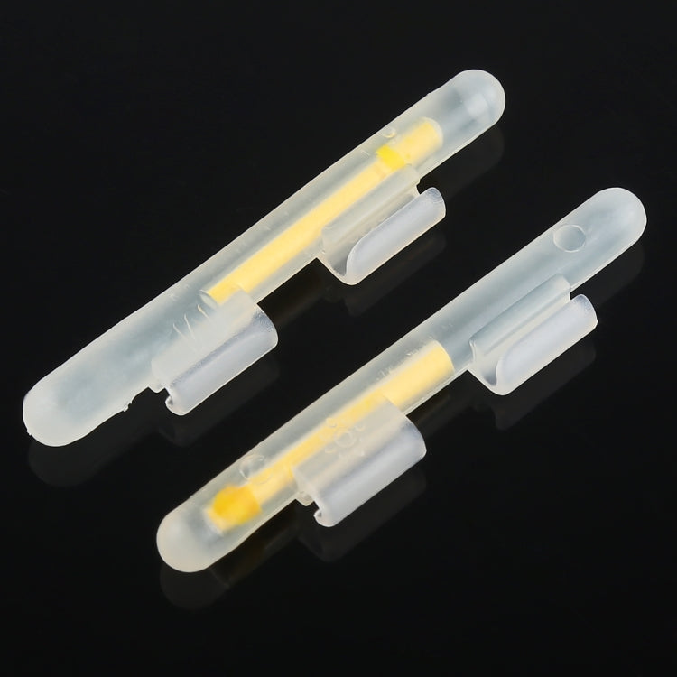 5 Packs OCEAN SUN Clip-On Luminous Float Night Fishing Light Stick, M, Fits Rod Tip 2.0-2.6mm