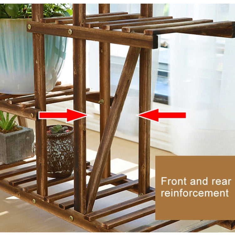 Wooden Plant Flower Display Stand Wood Pot Shelf Storage Rack